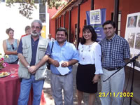 Kiko Bentez, Lincoyn Parada, Claudia lvarez y Mario Olavarra (45,864 bytes)